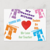 先生 ポストカード (正面)