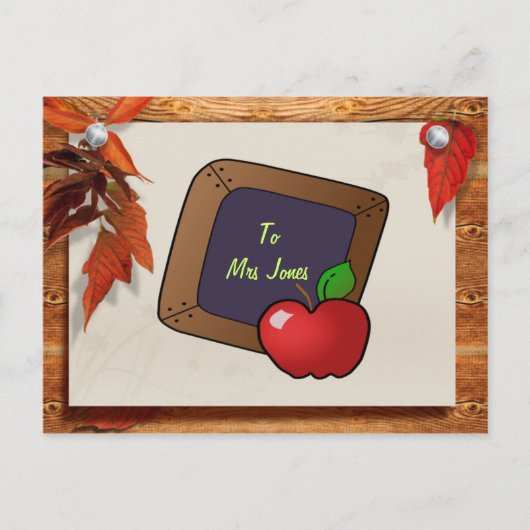 先生 ポストカード (正面)