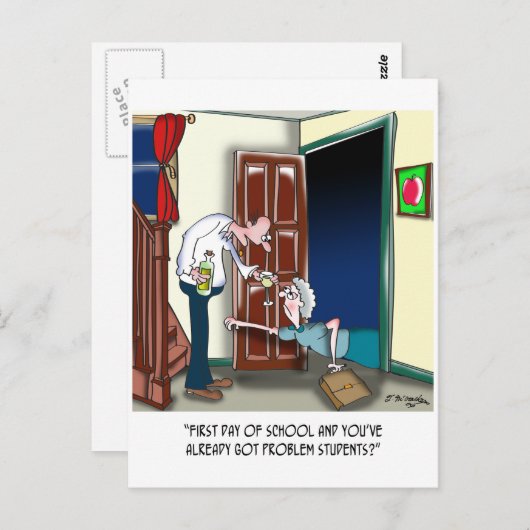 先生 ポストカード (正面/裏面)