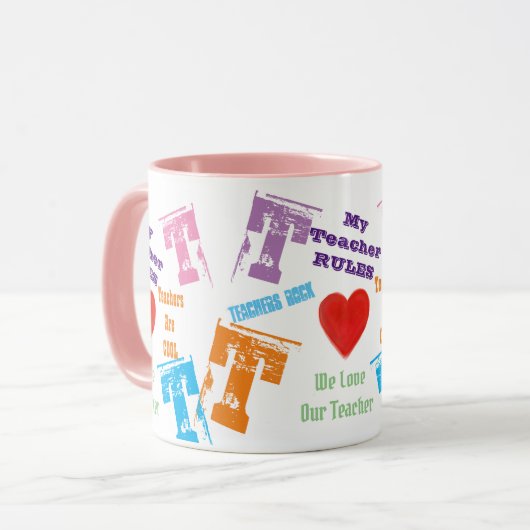 先生 マグカップ (正面左)