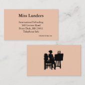 先生 ユニーク 名刺 (正面/裏面)