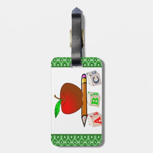 先生 ラゲッジタグ (裏面縦)