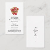 先生 |リンゴ |フォト名刺 名刺 (正面/裏面)