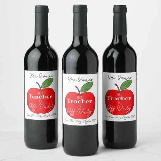 先生 ワインラベル (ボトル)