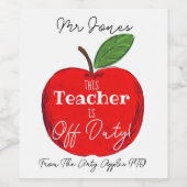 先生 ワインラベル (シングルラベル)