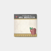 先生 |ヴィンテージスタイルの投稿に関する注意 ポストイット (正面)