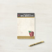 先生 |ヴィンテージスタイル ポストイット (デスク上)