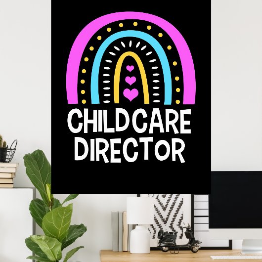 先生 保育園園長 ポスター (ホームオフィス)