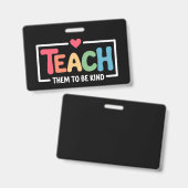先生、優しく教えてください　新学期 バッジ (正面＆裏面)