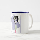 先生、先生 ツートーンマグカップ (正面右)