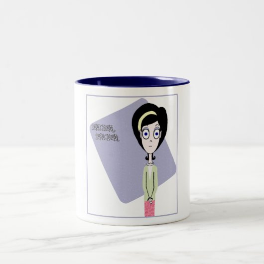 先生、先生 ツートーンマグカップ (中央)