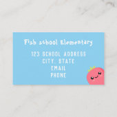 先生 名刺 (裏面)