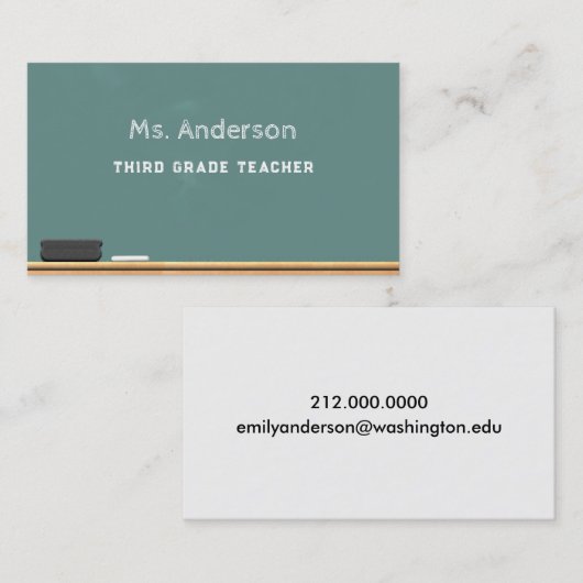 先生 名刺 (正面/裏面)