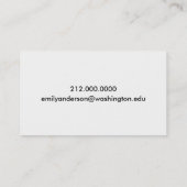 先生 名刺 (裏面)