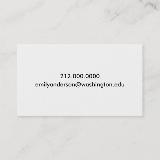 先生 名刺 (裏面)