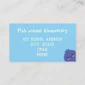 先生 名刺 (裏面)