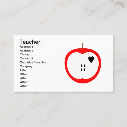 先生 名刺 (正面)