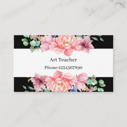 先生 名刺 (正面)