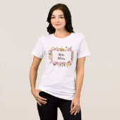 先生 名前入り スクールTシャツ ギフト トライブレンドTシャツ (正面全面)