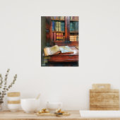 先生 – 地理ブック ポスター (キッチン)