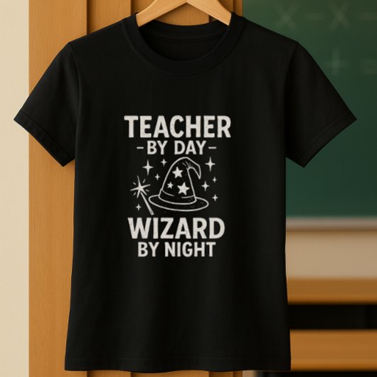 先生（夜間のウィザード）、教育おもしろい者 Tシャツ