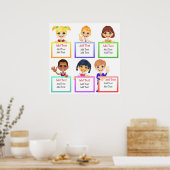 先生、子供、または誰でもポスター – SRF ポスター (キッチン)