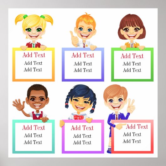 先生、子供、または誰でもポスター – SRF ポスター (正面)