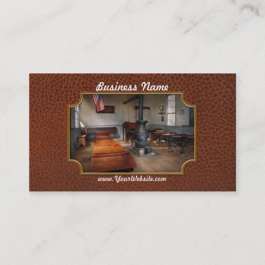 先生-学校の最初日 名刺 (正面)