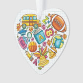 先生/学校スタッフ – ありがとうオーナメント オーナメント (正面)