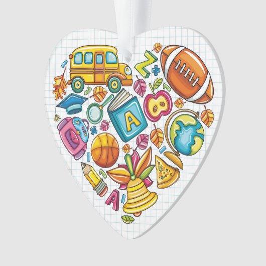 先生/学校スタッフ – ありがとうオーナメント オーナメント (正面)