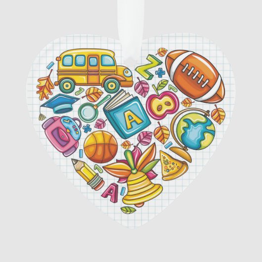 先生/学校スタッフ – ありがとうオーナメント オーナメント (正面)