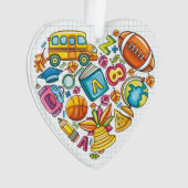 先生/学校スタッフ – ありがとうオーナメント オーナメント (正面)