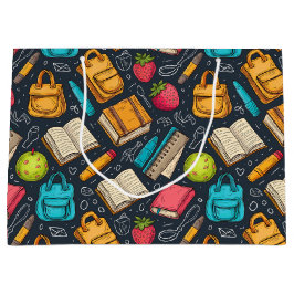 先生 – 学校抱き枕 ラージペーパーバッグ