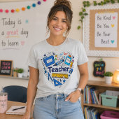 先生 学校用品 教室デザイン Tシャツ