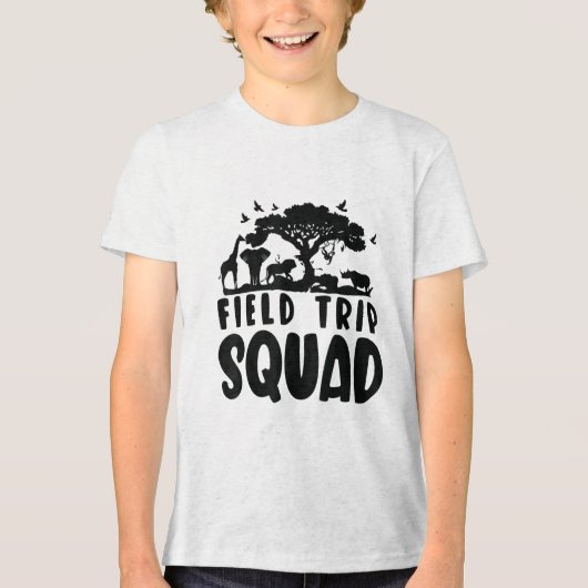 先生、学生用の園遊旅行シャツ トライブレンドＴシャツ (正面)