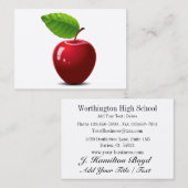 先生/学長/教育名刺 名刺 (正面/裏面)