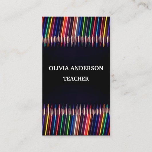 先生 |家庭教師の名刺 名刺 (正面)