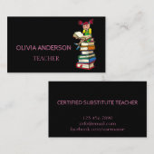 先生 |家庭教師の名刺 名刺 (正面/裏面)