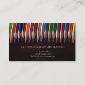 先生 |家庭教師の名刺 名刺 (裏面)