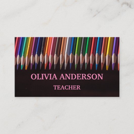 先生 |家庭教師の名刺 名刺 (正面)