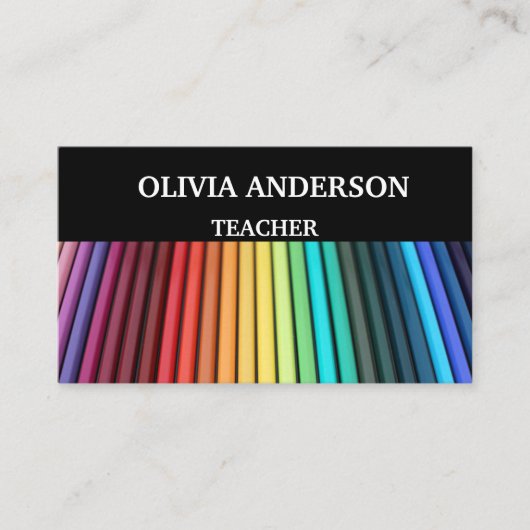 先生 |家庭教師の名刺 名刺 (正面)