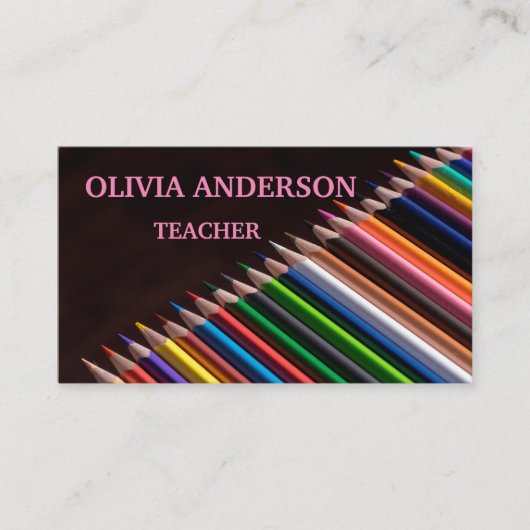 先生 |家庭教師の名刺 名刺 (正面)