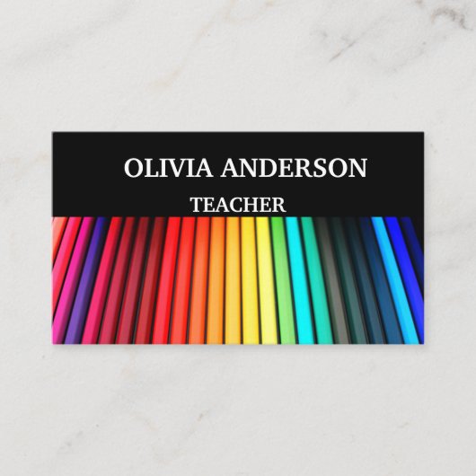 先生 |家庭教師の名刺 名刺 (正面)