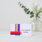 先生 |家庭教師の名刺 名刺 (スタンド正面)