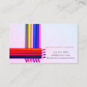 先生 |家庭教師の名刺 名刺 (裏面)