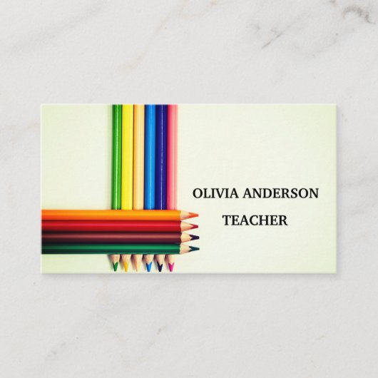 先生 |家庭教師の名刺 名刺 (正面)