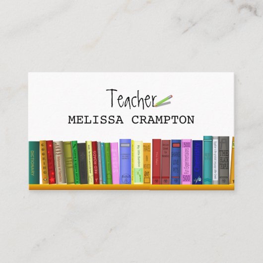 先生 |家庭教師の教育 名刺 (正面)