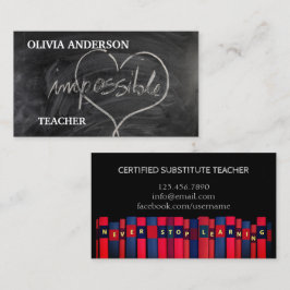 先生 |家庭教師ストップ学の 名刺