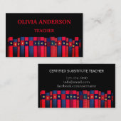 先生 |家庭教師ストップ学の 名刺 (正面/裏面)