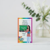 先生、教授または代理のための名刺 名刺 (スタンド正面)